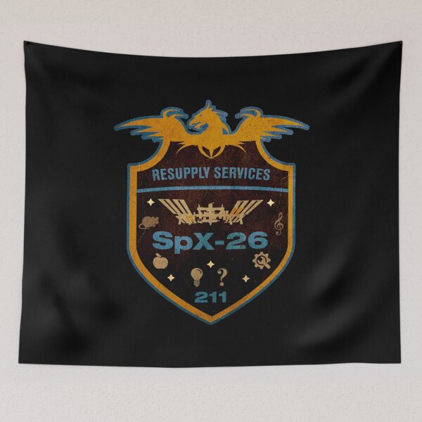Item preview, SpaceX CRS-26 mission patch - Vintage look designed and sold by trendistudio.