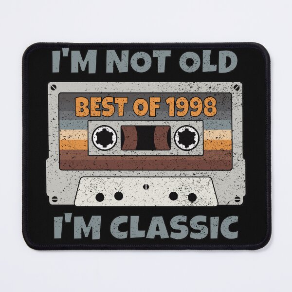 Item preview, I'M NOT OLD I'M CLASSIC BEST OF 1998 RETRO VINTAGE FUNNY DISTRESSED CASSETTE BIRTHDAY GIFT designed and sold by Kipcio.