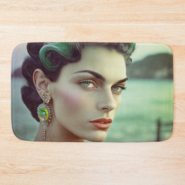 Item preview, Woman portrait, retro, futuristic designed and sold by jsebouvi.
