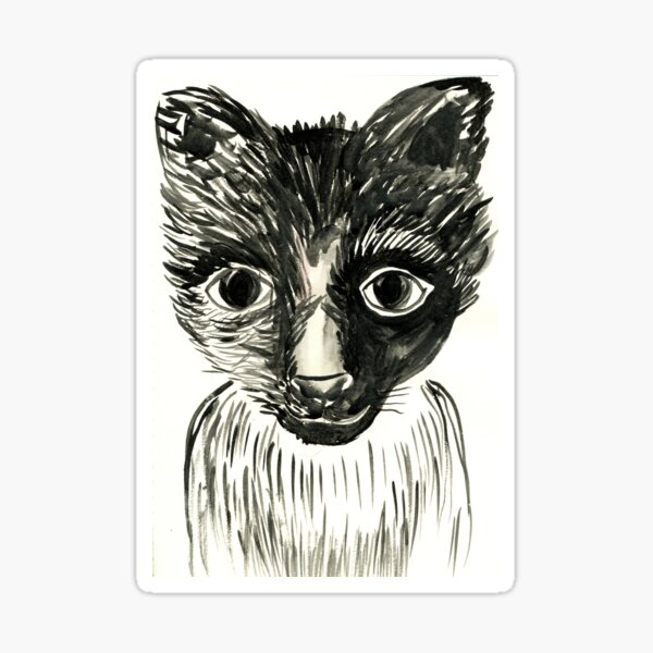 Akira the cat Sticker