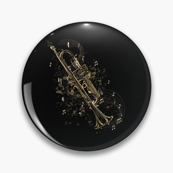 Item preview, Trumpet instrument with musical notes designed and sold by GreenMall.