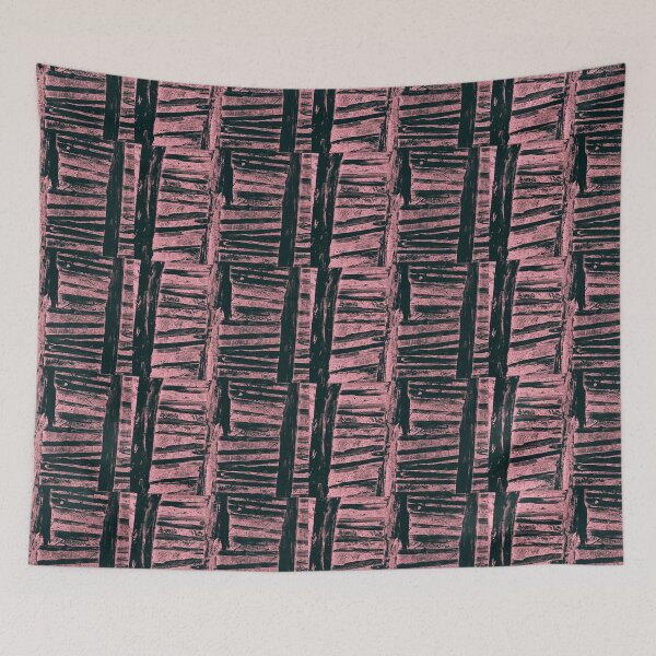 Item preview, Thatch Rafters Digital Art Pink designed and sold by eddiebarronshop.