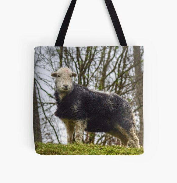 sheep knitting bolsa
