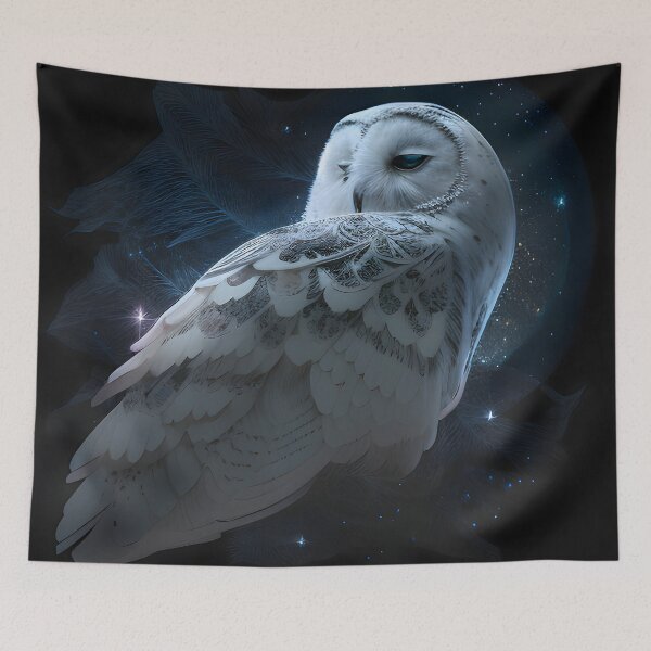 Item preview, White snow owl designed and sold by simoniff.