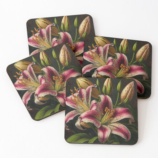 Item preview, Stargazer Lily Flowers designed and sold by Vanover Designs.