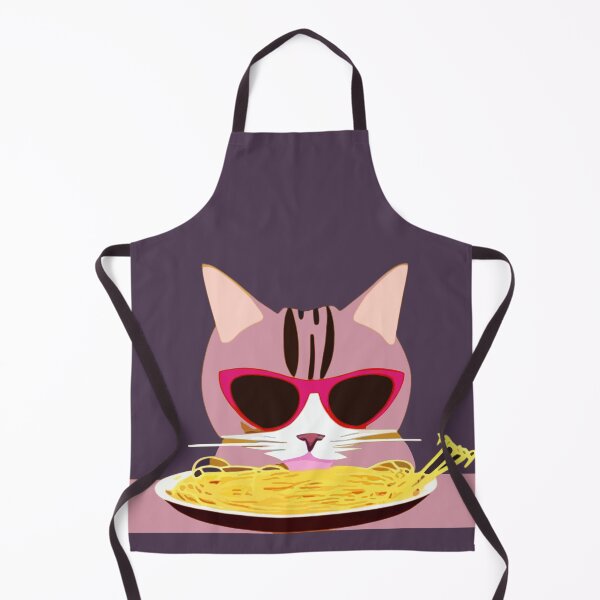 Item preview, CAT EATING SPAGHETTI WEARING SUNGLASSES designed and sold by Kodexstore.