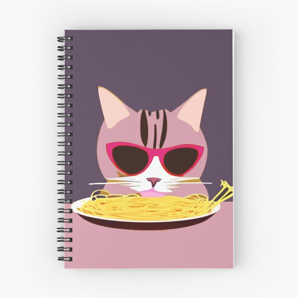 Item preview, CAT EATING SPAGHETTI WEARING SUNGLASSES designed and sold by Kodexstore.