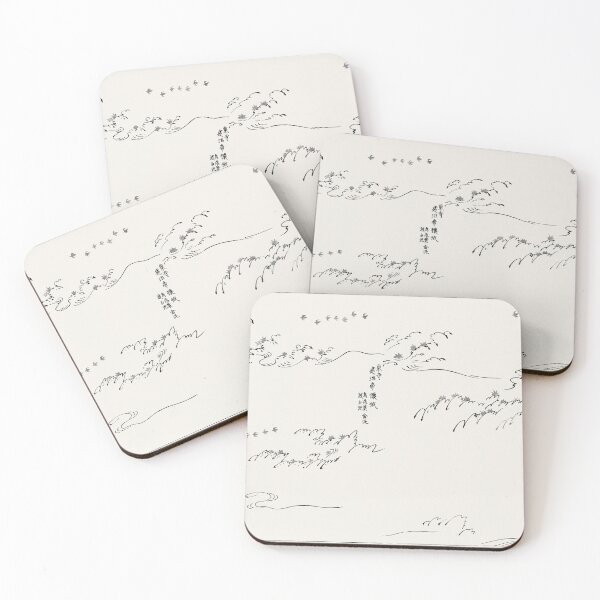 Item preview, Vintage Japanese Woodblock Black and White Pattern designed and sold by TamDigitalPrint.