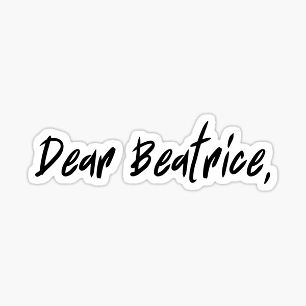 The Beatrice Letters Merch Gifts for Sale Redbubble