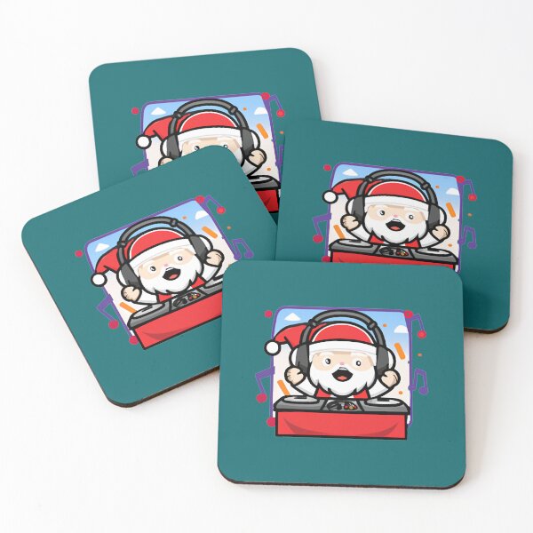 Item preview, DJ Santa, kawaii designed and sold by Taniyahmartin.