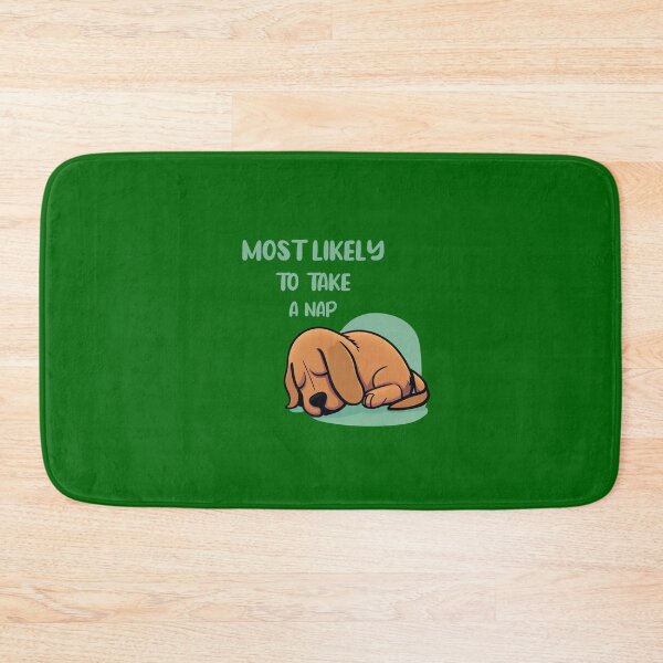 Item preview, Most Likely to Take a Nap - Cute Dog Design designed and sold by schizarty.