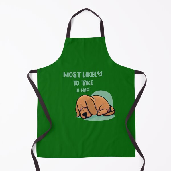 Item preview, Most Likely to Take a Nap - Cute Dog Design designed and sold by schizarty.