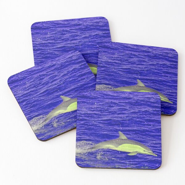 Item preview, Cute Dolphin Jumping and Playing  Watercolour Digital Painting designed and sold by getlyart.