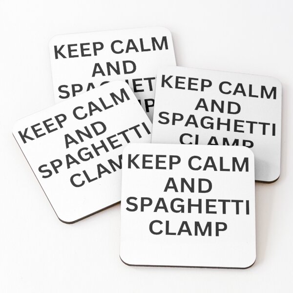Item preview, Keep Calm And Spaghetti Clamp  designed and sold by mystylecorner.