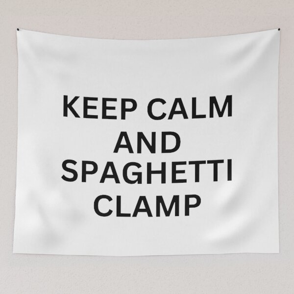 Item preview, Keep Calm And Spaghetti Clamp  designed and sold by mystylecorner.
