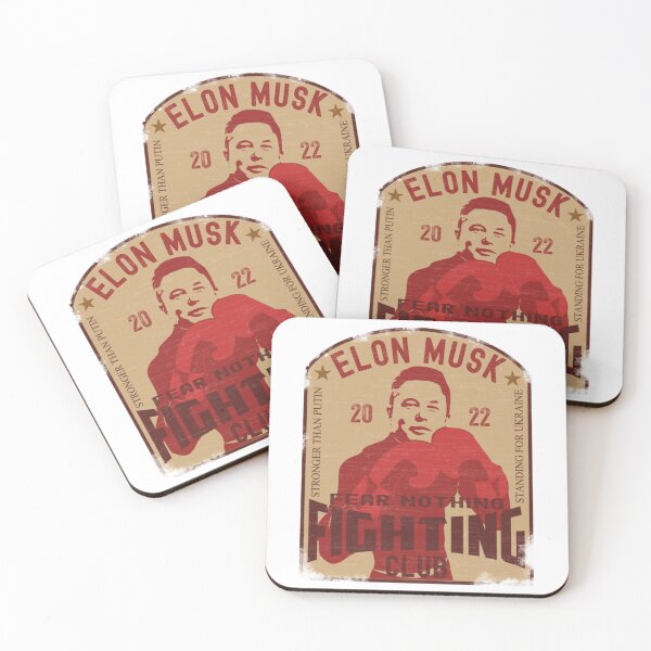 Item preview, Elon Musk Fighting Club - Elon Musk desafía a Vladimir Putin designed and sold by Flookae.