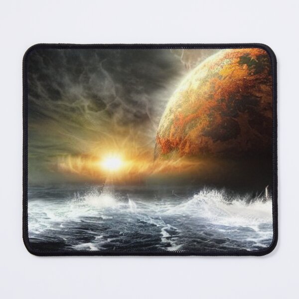 Item preview, Futuristic Planet Over the Uneasy Water designed and sold by Mseabro.