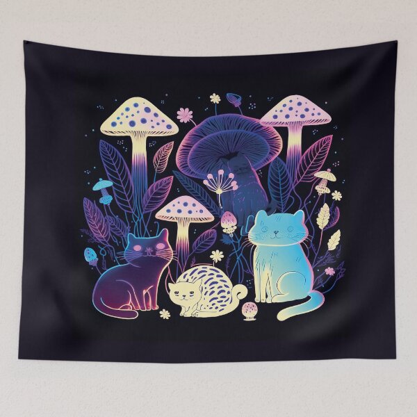 Item preview, Shrooms mushrooms 2023 rainbow color Sticker designed and sold by PhiloSophyEye.