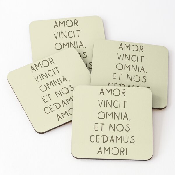 Item preview, Amor vincit omnia, et nos cedamus amori designed and sold by Fransyn.