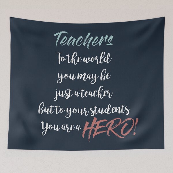Item preview, Teacher you are a Hero designed and sold by thewishdesigns.