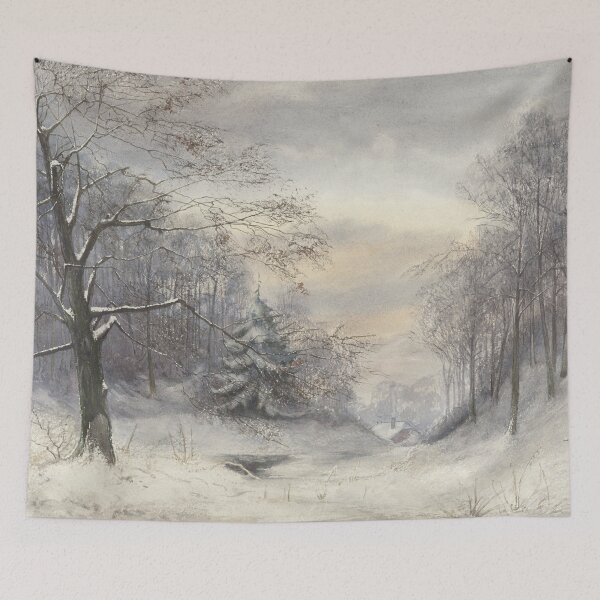 Item preview, Winter scenery - Winter landscape by Jan Daniel Cornelis Carel Willem baron de Constant Rebecque designed and sold by AR-shop.