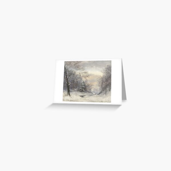 Item preview, Winter scenery - Winter landscape by Jan Daniel Cornelis Carel Willem baron de Constant Rebecque designed and sold by AR-shop.
