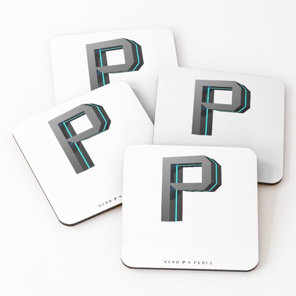 Item preview, vera P 4 PEACE – black-cyan designed and sold by Hell-Prints.