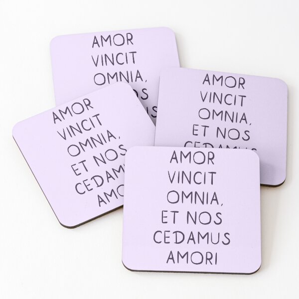 Item preview, Amor vincit omnia, et nos cedamus amori designed and sold by Fransyn.