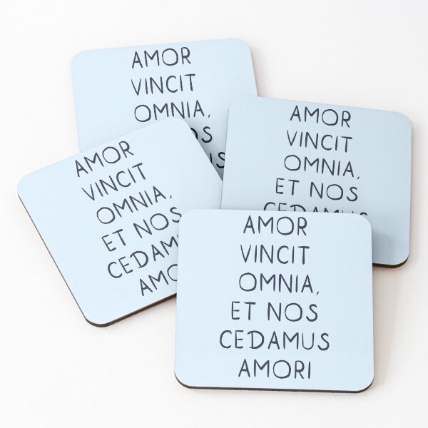 Item preview, Amor vincit omnia, et nos cedamus amori designed and sold by Fransyn.