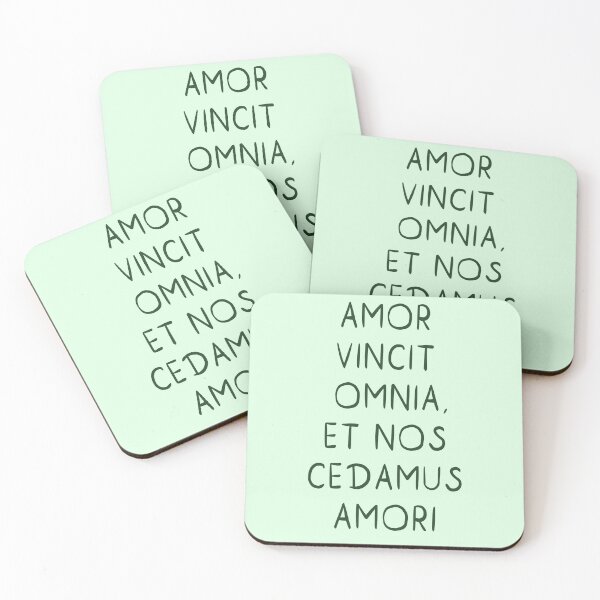 Item preview, Amor vincit omnia, et nos cedamus amori designed and sold by Fransyn.