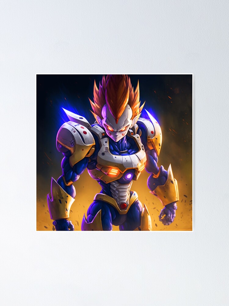 Mecha Vegeta Sticker for Sale by Anime and More