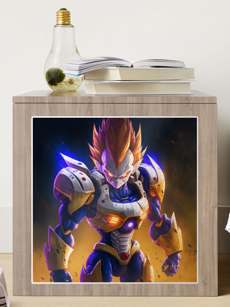 Mecha Vegeta Sticker for Sale by Anime and More