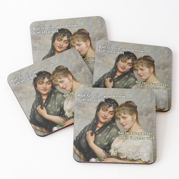 Item preview, Funny Classical Art Meme - Gay Woman designed and sold by Salukeart.