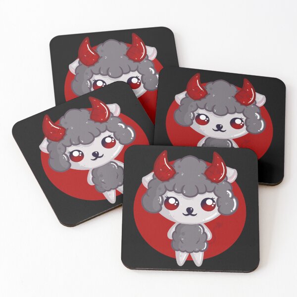 Item preview, Cute Little Devil Sheep designed and sold by BearBlueStudio.