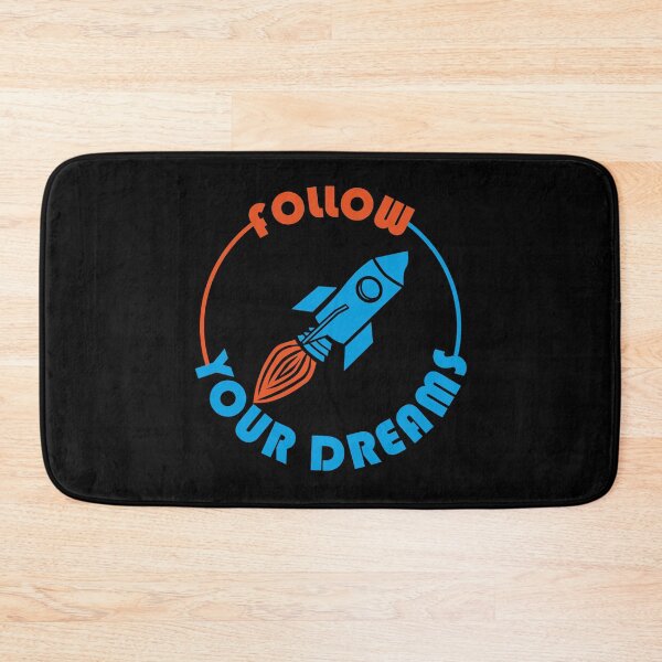 Item preview, Follow Your Dreams Space Rocket Ship designed and sold by wtfbba.