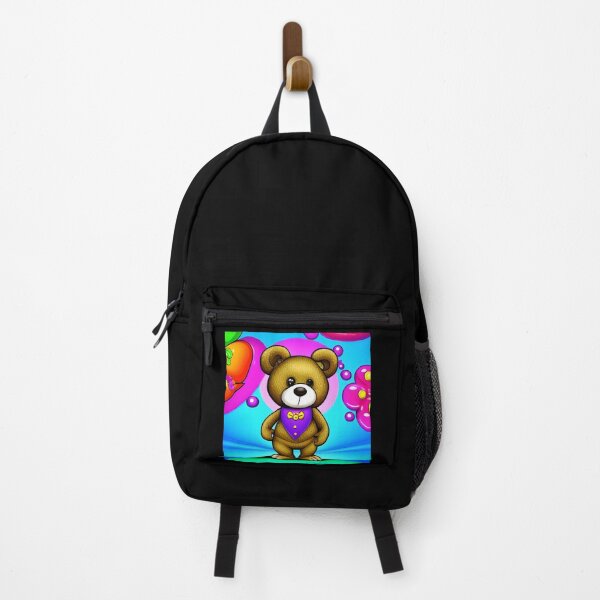 Item preview, Cute teddy bear in colorful wonderland designed and sold by Dalive.