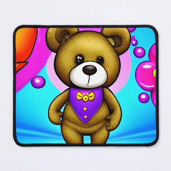 Item preview, Cute teddy bear in colorful wonderland designed and sold by Dalive.