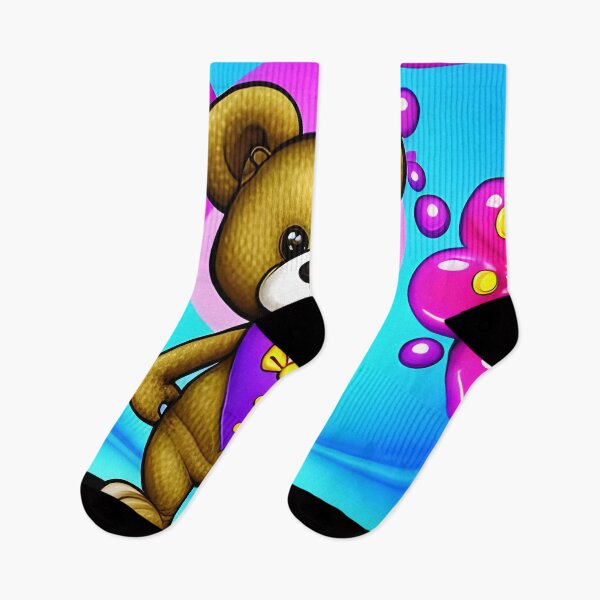 Item preview, Cute teddy bear in colorful wonderland designed and sold by Dalive.
