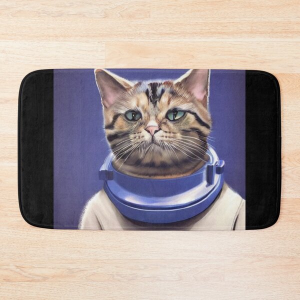 Item preview, Cute Adorable Astronaut Cat wearing a Spacesuit | Space Cat Portrait | Original digital art designed and sold by ArtworkbyEmmy.
