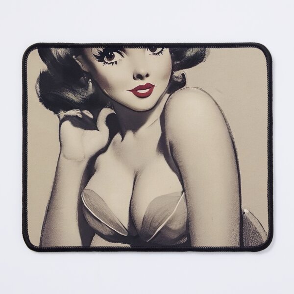 Item preview, Contemplating Pinup Girl designed and sold by cutestpinups.