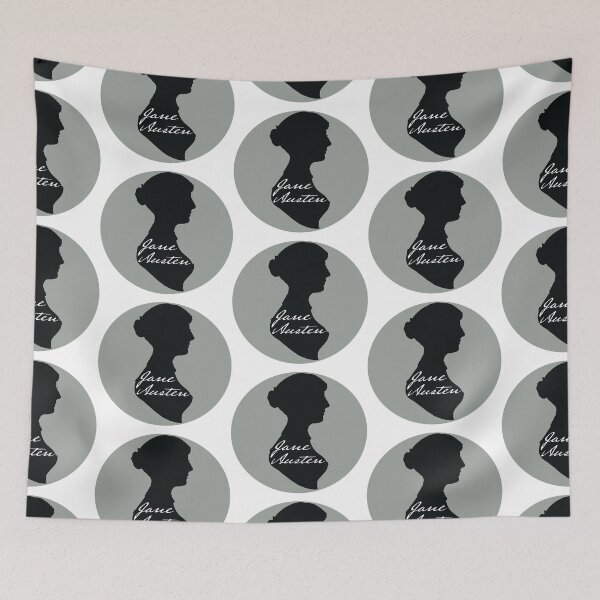Item preview, Jane Austen silhouette designed and sold by CastlesClassics.