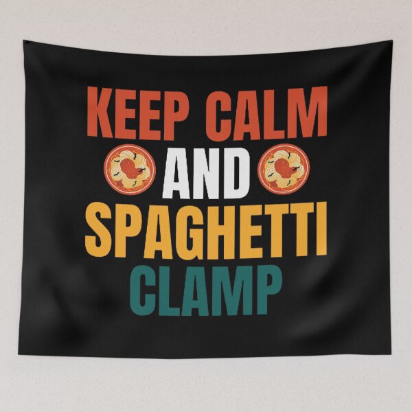 Item preview, Keep Calm And Spaghetti Clamp  designed and sold by mystylecorner.