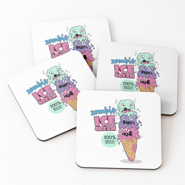 Aperçu de l'œuvre Glace zombie illustration créée et vendue par yassineddy.