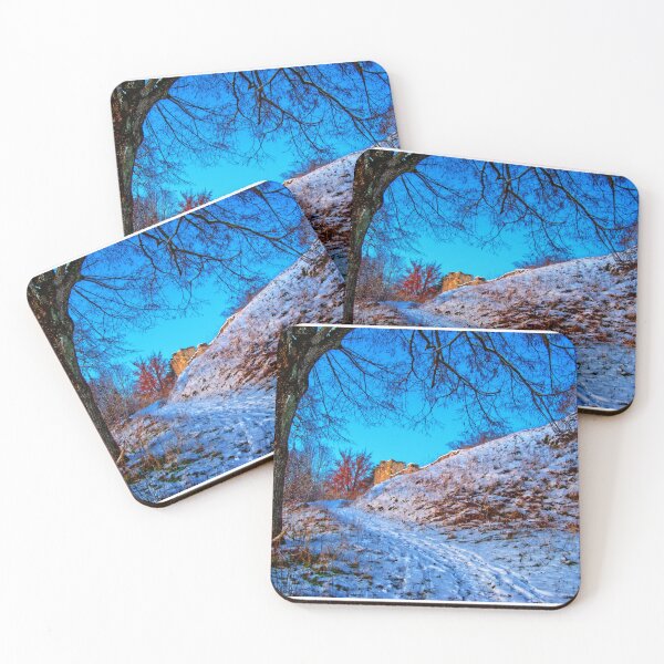 Item preview, Winter evening at the castle ruins of Velburg/Upper Palatinate/Germany designed and sold by frankuffmann.