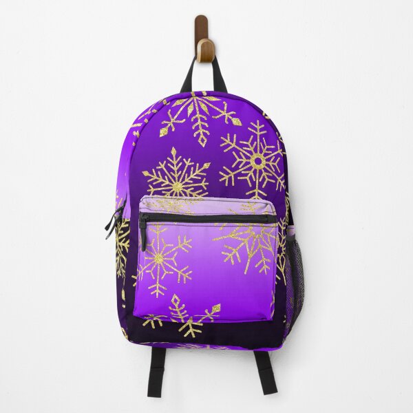 Item preview, Purple gradient with gold snowflakes designed and sold by SparkyMae.