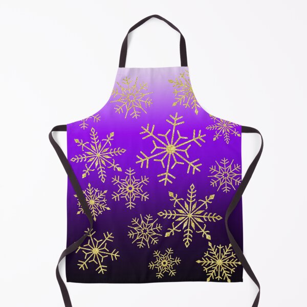 Item preview, Purple gradient with gold snowflakes designed and sold by SparkyMae.
