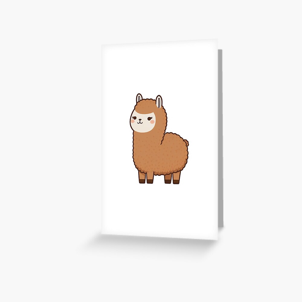 Kawaii Happy Llama Alpaca Waterproof Stickers, Alpaca Stickers –  MyKawaiiCrate