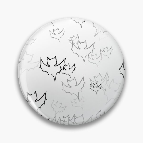 Item preview, Scattered Bats - Black and White designed and sold by FinapplePudding.
