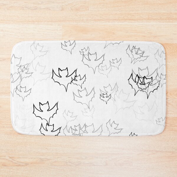 Item preview, Scattered Bats - Black and White designed and sold by FinapplePudding.