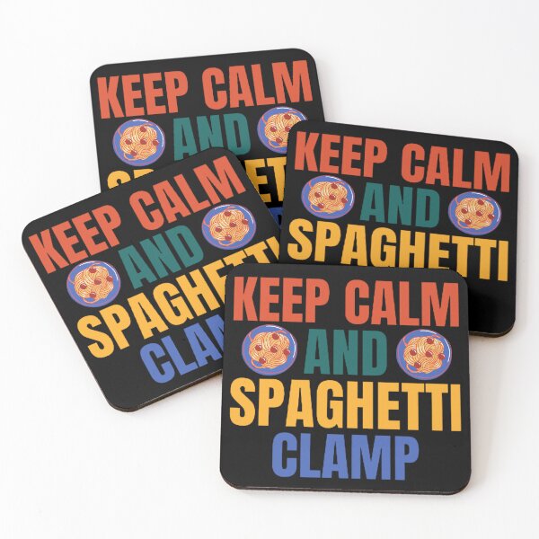 Item preview, Keep Calm And Spaghetti Clamp  designed and sold by mystylecorner.